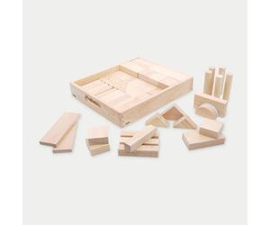 Set Di Blocchi Jumbo In Legno TickIt