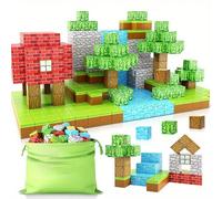 Set di blocchi magnetici da costruzione, giocattoli da costruzione con blocchi magnetici per bambini, regalo sensoriale STEM per bambini, giocattoli con blocchi magnetici per bambini e bambine, gioco 