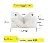 Set di blocchi misura angolari regolabili for rettifica, fresatura, acciaio, strumento misurazione angolare precisione, set combinato AP25 AP30 AP46 Calibrazione Precisa(30)