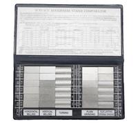 Set di blocchi per prove di rugosità, blocchi campione compositi per confronto esterno, con 30 pezzi di prova, Ra0,05-12,5 mm, facili da trasportare, per tornitura, fresatura, rettifica, lucidatura e