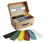 Set di blocchi per vetri in plastica, 600 pezzi, 100 x 24 x 1 - 6 mm, 100 pezzi, distanziatori, piastre di compensazione, piastre, inferiore, saldatura