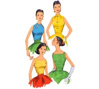 Set Di Bluse Orientali Vintage Anni '50 - Multi-Taglie