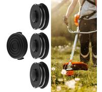 Set di bobine di filo per Einhell GC-ET 4530 RTV 400/550, testa trimmer con copertura bobina, accessorio per decespugliatore, filo di nylon da 1,4 mm, 5 metri per bobina