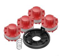 Set di bobine di ricambio per GE- per ct 36/30 Li per E Solo per decespugliatori agillo, 6 pezzi di filo in nylon per doppio autoalimentazione accessori per taglio erba nero rosso