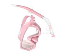 Set di boccagli con vista panoramica, con tubo di respirazione Dry Top, ergonomici, adatti per adulti, attività subacquee