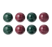 Set di bocce - Gioco da prato per cortile, spiaggia o matrimonio - Include bocce rosse e verdi, pallino e custodia per il trasporto di Trademark Games