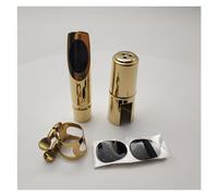 Set Di Bocchini Per Sassofono Con Bocchino In Metallo Per Sassofono Contralto Mi Bemolle, Con Clip Per Cappuccio E Parti Del Cuscinetto Per I Denti Sassofono Riparazione Parte (Color : Size 8)