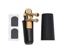 Set di bocchini per sassofono soprano 5 in 1 in ABS, accessorio per strumento musicale con cappuccio, accessori per suonare