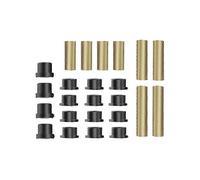 Set di boccole, boccole e manicotti per molle a balestra anteriori e bracci oscillanti superiori per