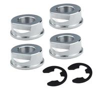 Set di boccole per ruota con guarnizioni, diametro esterno 1-3/8", diametro interno 3/4", larghezza 2,5 cm, compatibile con Craftsman 532009040 532124959 Toro 114-1640, confezione da 4