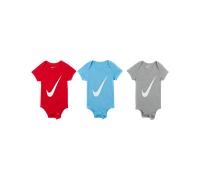 Set di body Nike - Bebè (0-6 mesi) (confezione da 3) - Rosso 6-12M