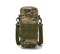 Set di bollitori da viaggio per esterni, borsa per acqua per campeggio, escursionismo, pesca, portabottiglie con tracolla e tasche per una custodia sportiva