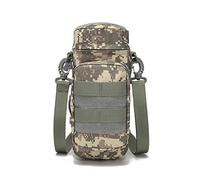Set di bollitori da viaggio per esterni, borsa per acqua per campeggio, escursionismo, pesca, portabottiglie con tracolla e tasche per una custodia sportiva