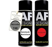 Set di bombolette spray per auto, per Mercedes/Daimler Benz 748, grigio comet, vernice base metallizzata, 400 ml