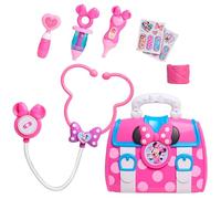 Set di Borsa da dottore con il Fiocco di Minni Disney Junior, 9 pezzi, gioco di finzione, giocattoli per bambini dai 3 anni in su di Just Play