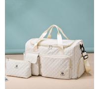 Set di borse da viaggio di grande capacità - Borsa multifunzionale da spalla e a tracolla, adatta per palestra, maternità e oggetti personali - in tessuto Oxford bianco Bianco,rosso,nero,rosa,ViolaCol
