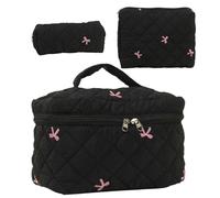Set di borse da viaggio - Estetico sacchetto WC con sacchetto cosmetico - grande capacità - Borsa per il trucco - Borsa per il trucco - Grande borsa da viaggio - -
