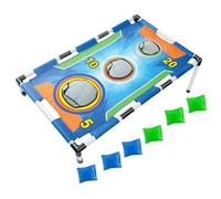 Set Di Borse Di Fagioli Cornhole - Di Lancio, Gioco Da Giardino, Kit Sportivo Della Corte | Gioco Di Lancio Di Borse, Carta Di Bersaglio Pieghevole Per Il Divertimento Interiore Esterno