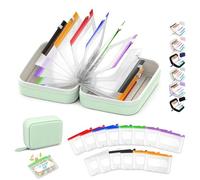 Set Di Borse For Pillole Impermeabili, Raccoglitore Pillole Da Viaggio A8 Con 14 Buste Colorate, A Prova Di Perdite E Anti-estrusione For La Conservazione(Light Green-14 Bags)