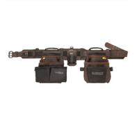 Set di borse in pelle nubuck Dewalt con cerniera e cintura da lavoro DWST550112