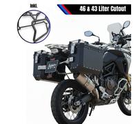 Set Di Borse Laterali 46 L Con Supporto Nero Per BMW G 310 R Alu Cutout