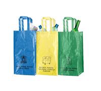 Set di Borse sacche per la raccolta differenziata in TNT laminato 00SG