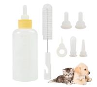 Set di bottiglie da alimentazione - per infermieri per bambini da 60 ml con apri spazzole e ciucini multipli, design sicuro per piccoli animali domestici, kit di facile cura pulita |