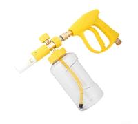 Set di bottiglie d'acqua in schiuma ad alta pressione in rame con spray a connessione rapida da 1/4 per lavaggio auto, strumento di pulizia efficiente per tetti, terrazze e auto