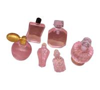 Set di bottiglie di profumo realistiche da 12 pezzi per case delle bambole accessori per mobili in resina sicura per bambini che imparano attraverso il gioco case delle bambole set