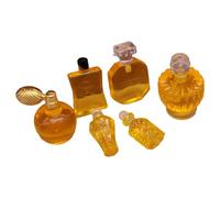Set di bottiglie di profumo realistiche da 12 pezzi per case delle bambole accessori per mobili in resina sicura per bambini che imparano attraverso il gioco case delle bambole set