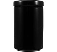 Set di Bottiglie per Condimento al caffè Sigillate Contenitore per Alimenti in Ceramica con Coperchio Ermetico Cereali Contenitore per La Conservazione dello Zucchero per caffè tè, Black