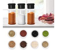 Set di bottiglie per spezie e barattoli per la conservazione del sale, 5 pezzi