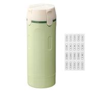 Set di bottiglie ricaricabili da viaggio, a prova di perdite, 40 ml, per lozioni, salvaspazio, contenitori vuoti per shampoo, a prova di perdite, contenitori da viaggio (verde)