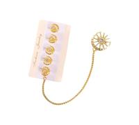 Set di bottoni tradizionali islamici culturali emblemi moda spilla struttura in lega perfetta per gli uomini accessori per indumenti musulmani accessori per occasioni formali, 6 1/2, come descritto