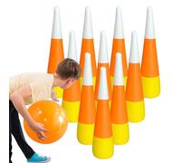 Set Di Bowling Gonfiabile: Costruzione Di Impatto Sicuro, Design Di Spilli | Attività Di All'aperto Al Coperto, Giocattolo Di Gioco Di Coordinamento Divertente, Di Gioco