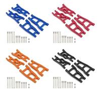 Set di bracci di sospensione anteriori e posteriori in nylon RC for Traxxas Slash 2WD VXL Nitro Slash Rustler F-150 Raptor RC Car Upgrade Parts 1/10(Orange)