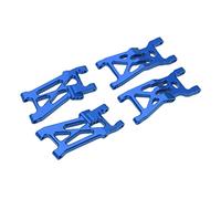 Set di Bracci di Sospensione Inferiori Anteriori e Posteriori RC Set di Bracci Oscillanti in Lega di Alluminio RC per Auto LOSI 1/10 22S 2WD RC (BLUE)