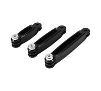 Set di bracci di supporto universali a snodo dritto per action camera, snodi dritti nella stessa direzione e snodi dritti inversi inclusi, in acciaio