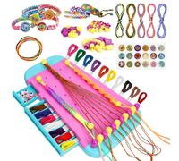 Set di braccialetti dell'amicizia per ragazze, kit braccialetti fai da te bambina, arte e artigianato, fai da te, regali di compleanno natale per 6 7 8 9 10 11 12 anni,Set di braccialetti per bambini