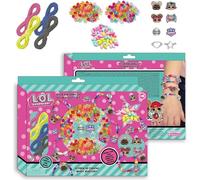 Set di braccialetti fai da te LOL Surprise edizione deluxe con ciondoli esclusivi e accessori premium per ragazze creative