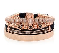 Set di Bracciali WI-17790 - Oro / Rosa