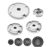 Set di bruciatori per Piano Cottura,Coperchio per fornello, Set di Cappelli universali per fornelli a Gas, Set di Cappucci per bruciatore a Gas per la Maggior Parte dei fornelli a Gas
