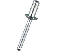 Set di Bulloni A Vite Elementi di Fissaggio in Acciaio Inossidabile, 20 Pezzi 50 Pezzi 6. 4 Millimetri 7. 8mm Ad Alta Resistenza Rivetti Ciechi in Acciaio al Carbonio Rivetti, 7.8x16.5mm, 20Pcs