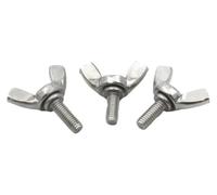 Set di bulloni con dadi ad alette in acciaio inossidabile 304 | 10 pezzi: macchinari, mobili, elettronica, illuminazione hardware, ponte(10mm)