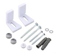 Set di bulloni di montaggio a forma di L per bidet WC Kit di riparazione fissaggi di riparazione Viti di montaggio Hardware di montaggio per WC standard Bidet Bidet Mezzo piedistallo