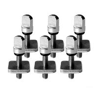 Set di bulloni per pinne da surf in acciaio inossidabile 316 di grado marino, compatibile con tavole da paddle e tavole da surf, anti-corrosione, design facile da stringere a mano (6 pezzi)