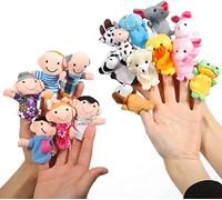 Set di Burattini da Dito 16 Pezzi Morbido Peluche Diverso Animale Burattino da Dito Famiglia Burattino da Dito Mini Giocattoli da Dito per Bambini Tempo di Storia Tempo di Gioco Regali per la Scuola
