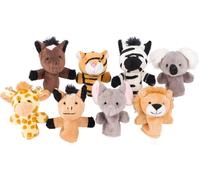 Set di burattini da dito - animali selvatici, 8 pezzi