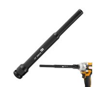 Set di bussole a impatto - Parete sottile estesa per 1/2 | Accesso ristrett | Acciaio trattato termicamente, extra lunga, compatibile con avvitatore a percussione, per riparazioni auto