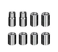 Set di bussole con attacco quadro da 1/4", esagono incassato da 5,5+6+7+8+10+12+13+14 mm, lunghezza 25 mm, for una facile rimozione dei dadi